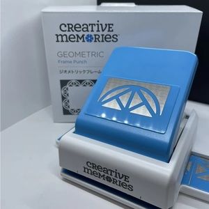 Creative Memories Geometric Frame Standalone Decorative Border Punch - New